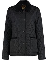 Burberry - Padded Nylon Jacket With Check Lining Polyamide Trench & Raincoats - Lyst