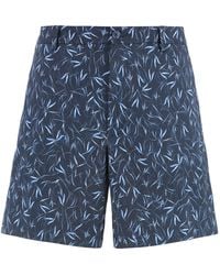 BOSS - Cotton Bermuda Shorts - Lyst