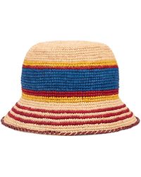 Rabanne - Cappello modello bucket in rafia - Lyst