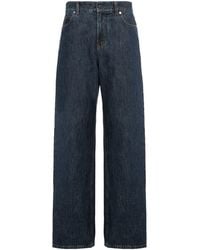 Fendi - Wide Leg Jeans With 5 Pockets - Lyst