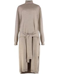 Lemaire - Abito trompe-l'œil in maglia - Lyst