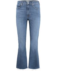 Citizens of Humanity - Isola Cropped Jeans Cotton Flared - Lyst
