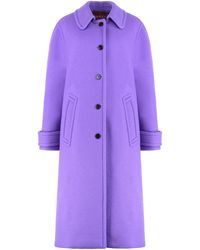 Gucci - Cashmere Wool Coat Compact - Lyst