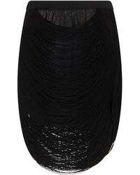 The Attico - Fringed Mini Skirt - Lyst