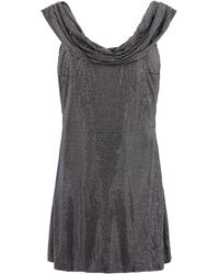 GIUSEPPE DI MORABITO - Mini Dress With Rhinestones - Lyst