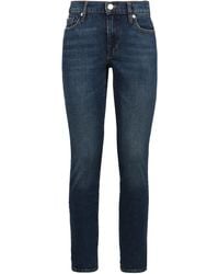 FRAME - Slim Mid Rise Jeans - Lyst