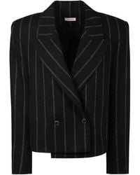 The Mannei - Bert Double Breasted Blazer - Lyst