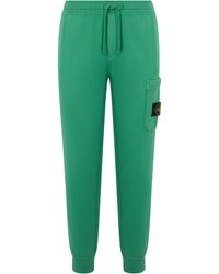 Stone Island - Cotton Jogger Pants - Lyst