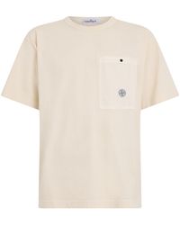 Stone Island - Pocket T-Shirt Cotton T-Shirts - Lyst