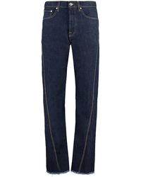 Lanvin - 5-Pocket Straight-Leg Jeans - Lyst