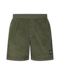 Stone Island - Nylon Beach Shorts - Lyst