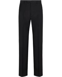 Gucci - Silk Twill Trousers - Lyst