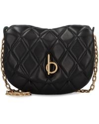 Burberry - Mini Quilted Leather Handbag With Chain Strap - Lyst