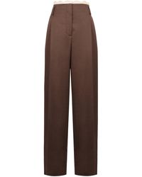 Magda Butrym - Wool Tapered-Fit Trousers - Lyst