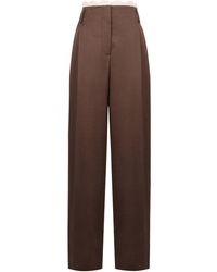 Magda Butrym - Wool Tapered-Fit Trousers - Lyst