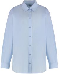 TOTEME - Shirt Long Sleeve Cotton - Lyst