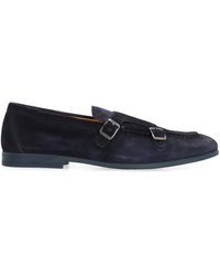 Doucal's - Duke Suede Monk-Strap Shoes - Lyst