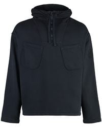C.P. Company - Solid Hood Sweatshirts - Lyst