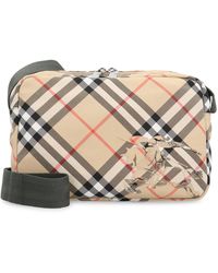 Burberry - Borsa a tracolla in motivo check - Lyst