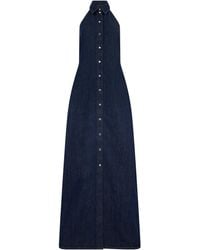 7 For All Mankind - Long Denim Dress - Lyst