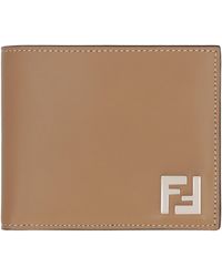 Fendi - Portafoglio Bi-fold FF - Lyst
