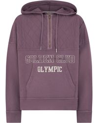 Golden Goose - Hoodie With Half Zip - Lyst