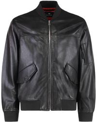 Paul Smith - Giacca in pelle - Lyst