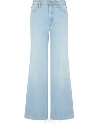 Mother - High-Waisted Flared Jeans - Lyst