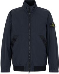 Stone Island - Jacket With Zipper - Lyst