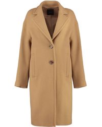 Pinko - Cappotto Enter in lana - Lyst