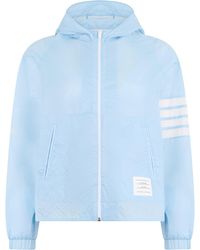 Thom Browne - Light Ripstop Jacket Polyamide Trench & Raincoats - Lyst