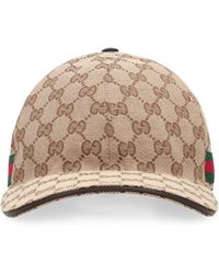 Gucci - Baseball Cap Gg Fabric Polyester Hat - Lyst