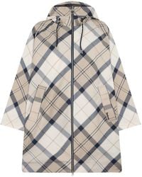 Barbour - Checked Rain Jacket - Lyst