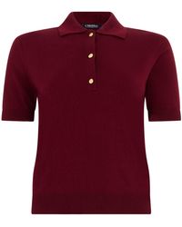 Max Mara - Fine Knit Cotton And Silk Polo - Lyst