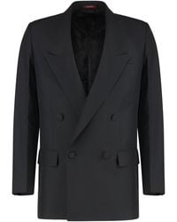Gucci - Double-Breasted Wool Gabardine Jacket Suit & Dinner - Lyst