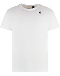 K-Way - Edouard Cotton Crew-neck T-shirt - Lyst