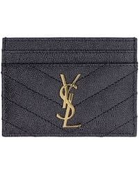 Saint Laurent - Mini Card Case For - Lyst