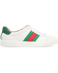 Gucci - Classic Ace Sneaker With Web Detail - Lyst