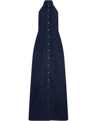 7 For All Mankind - Long Denim Dress - Lyst