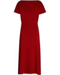 P.A.R.O.S.H. - Lime Knitted Long Dress - Lyst