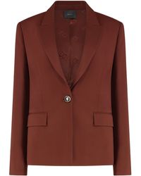 Pinko - Gente Single-Breasted One Button Jacket - Lyst