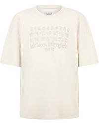 Maison Margiela - Cotton T-Shirt With Short Sleeves - Lyst