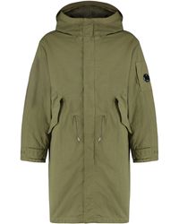 C.P. Company - Parka in cotone con cappuccio - Lyst