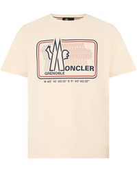 Moncler - Cotton T-Shirt With Print - Lyst
