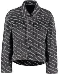 alexander wang pink denim jacket