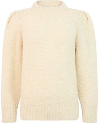 Isabel Marant - Style Balloon Sleeve Wool Sweater With High Collar - Lyst