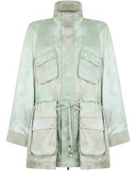 LES FILLES D'EVA - Silk Jacket With Pockets - Lyst