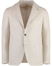 Tagliatore - Cotton Blend Single-Breast Jacket - Lyst