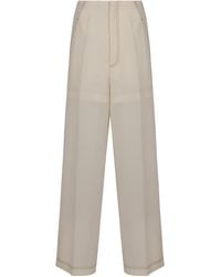 Philosophy Di Lorenzo Serafini - Cotton Blend Trousers - Lyst