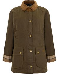 Barbour - Jacket With Contrasting Collar - Lyst